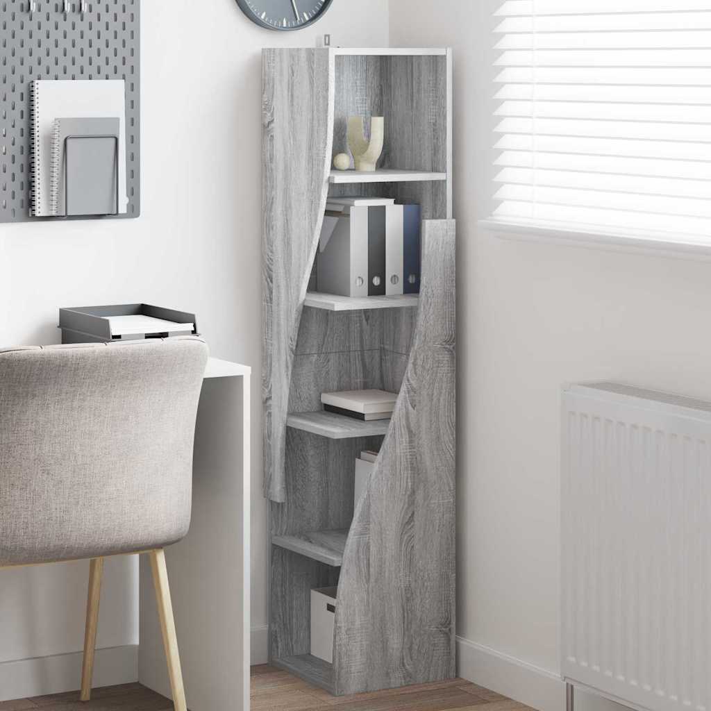 Dulap de colț Alb 32x32x140cm Lemn compozit GartenMobel Dekor