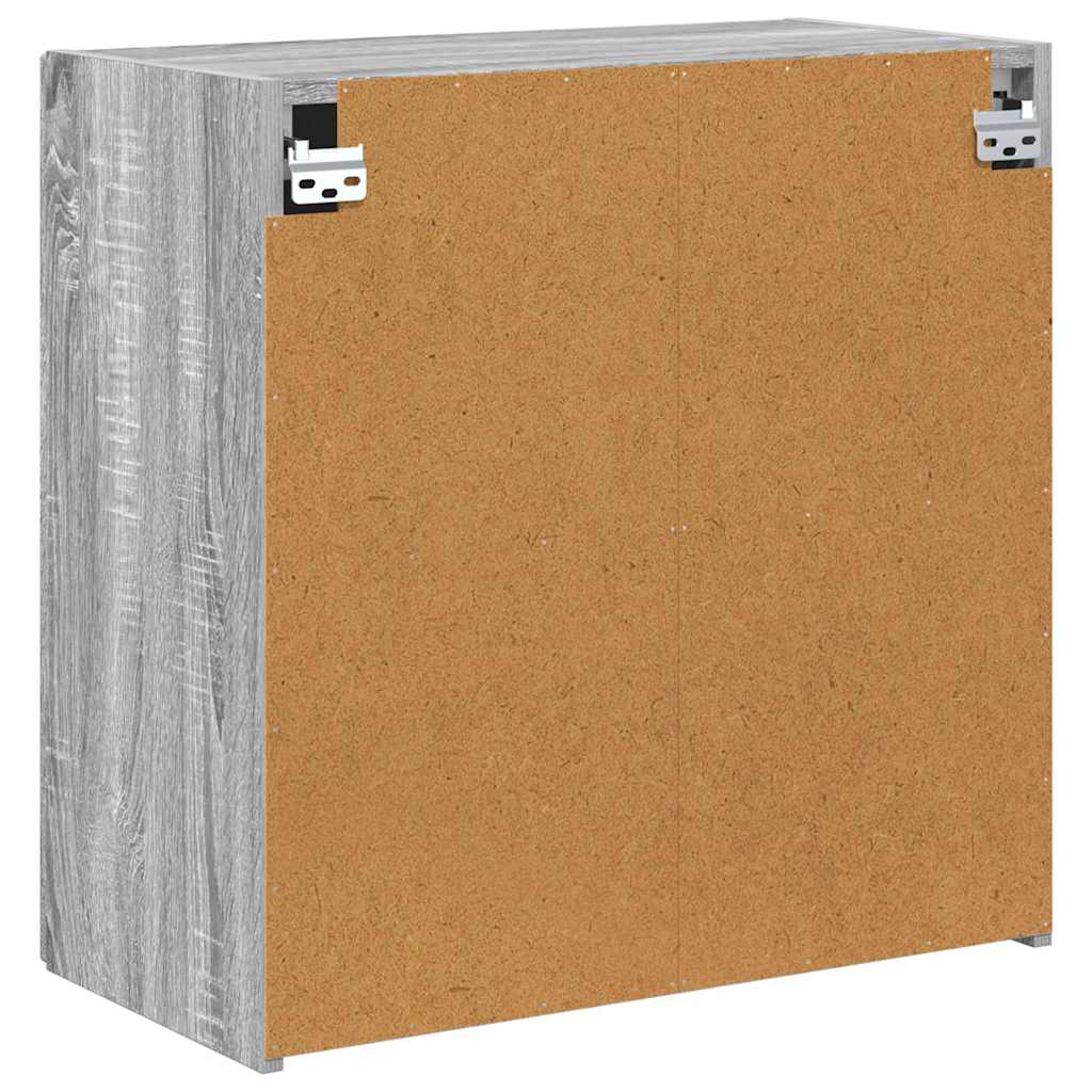 Dulap TV de perete Gri Sonoma 59,5 x 31 x 60 cm Lemn compozit GartenMobel Dekor