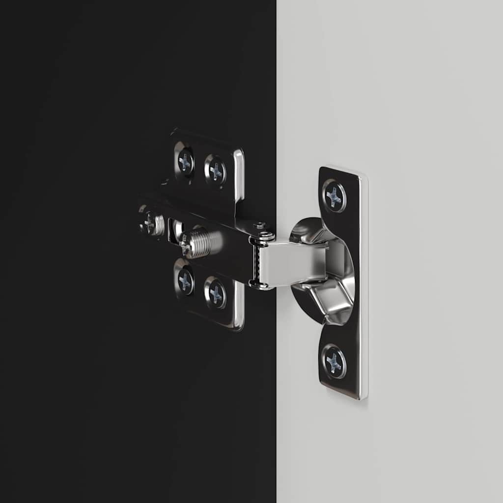 Dulap TV de perete Negru 59,5 x 31 x 40 cm Lemn compozit GartenMobel Dekor