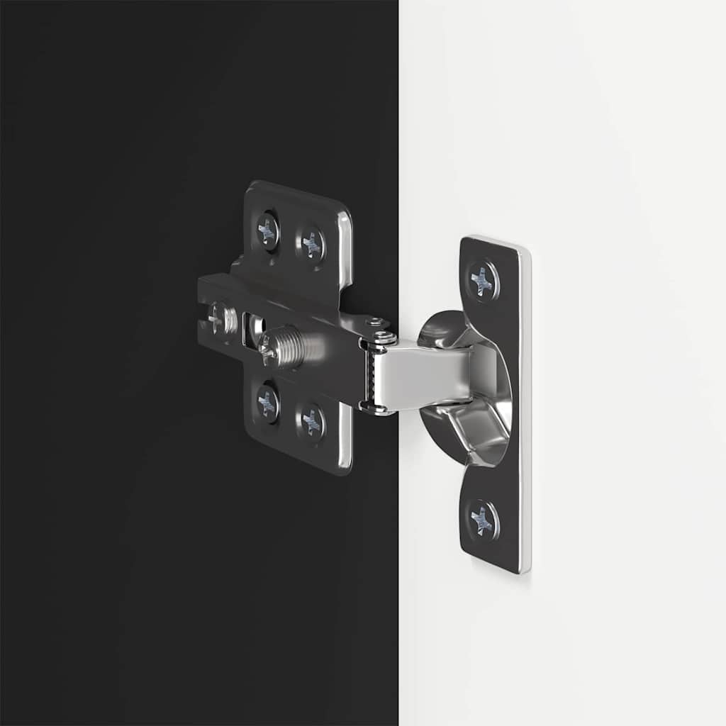 Dulap TV de perete Negru 59,5 x 31 x 60 cm Lemn compozit GartenMobel Dekor