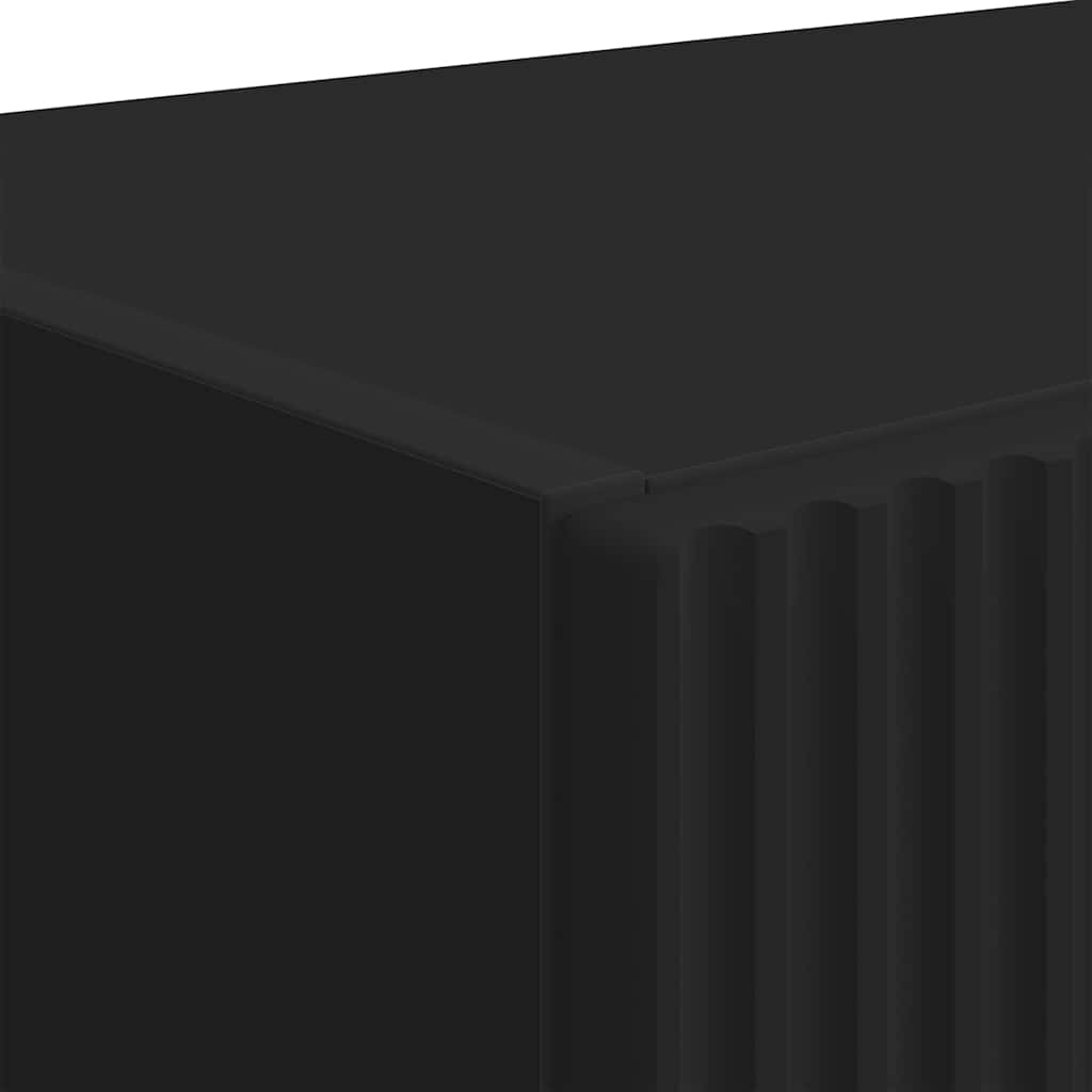 Dulap TV de perete Negru 59,5 x 31 x 60 cm Lemn compozit GartenMobel Dekor