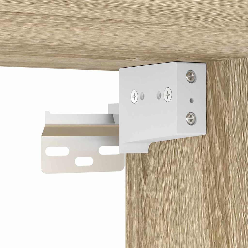 Dulap TV de perete Pe perete Stejar Sonoma 59,5 x 31 x 60 cm GartenMobel Dekor