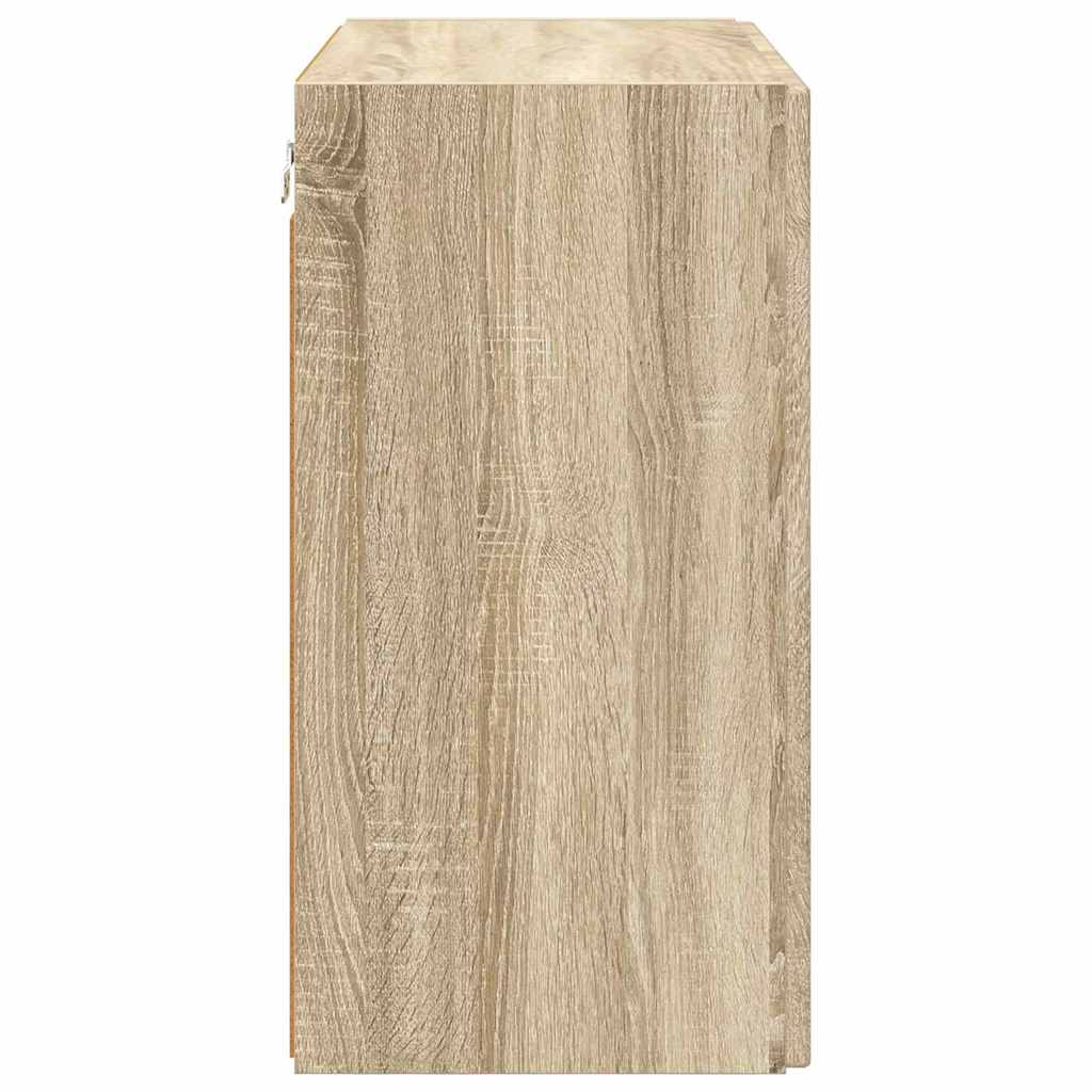 Dulap TV de perete Pe perete Stejar Sonoma 59,5 x 31 x 60 cm GartenMobel Dekor