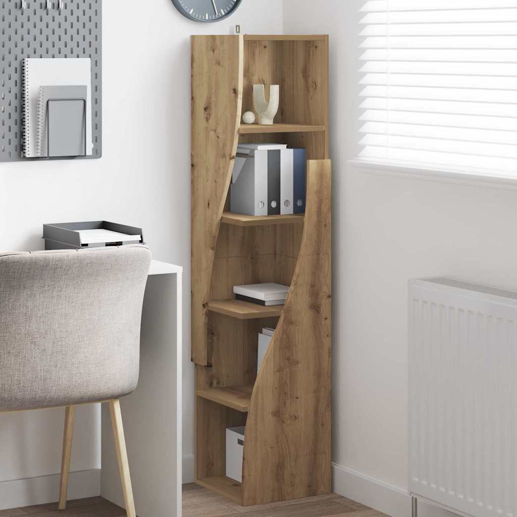 Dulap de colț Alb 32x32x140cm Lemn compozit GartenMobel Dekor