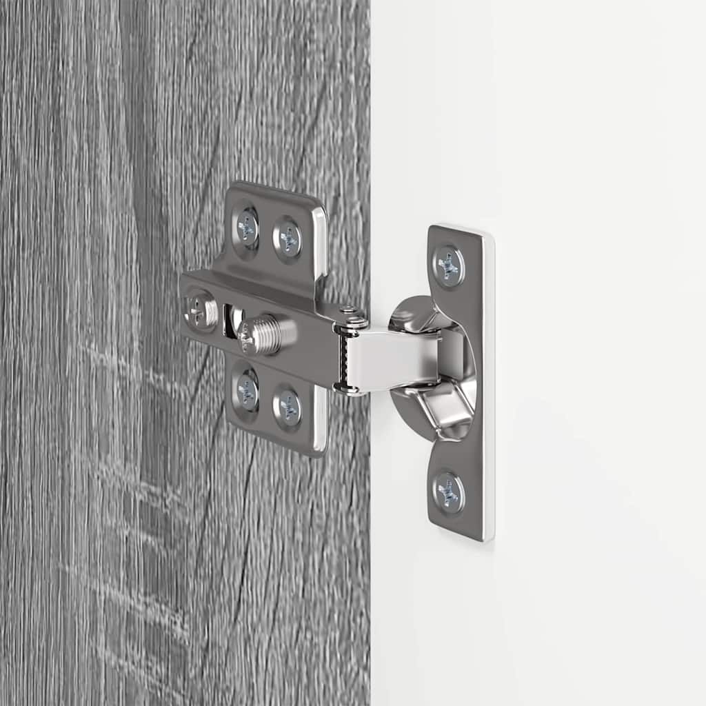 Dulap TV de perete Gri Sonoma 59,5 x 31 x 100 cm Lemn compozit GartenMobel Dekor