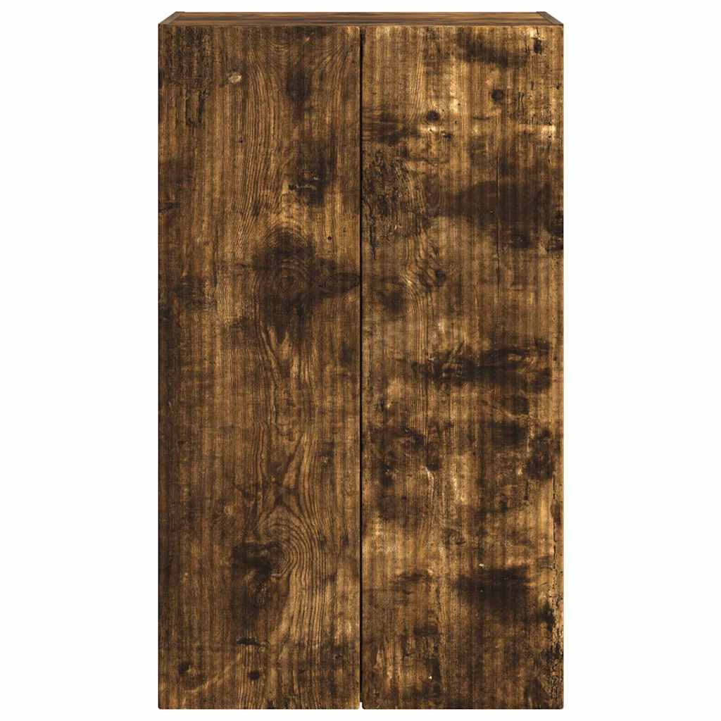 Dulap TV de perete Pe perete Stejar fumuriu 59,5 x 31 x 100 cm GartenMobel Dekor