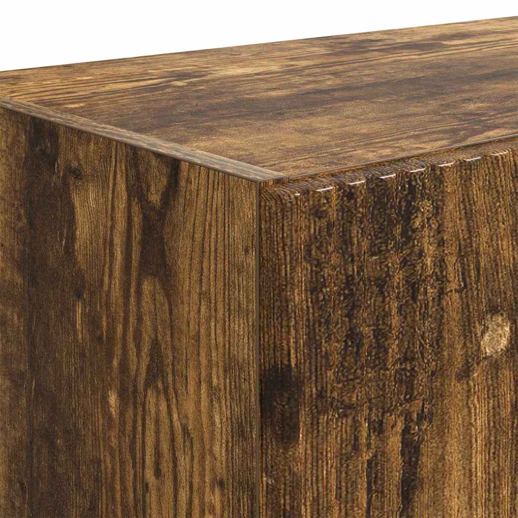 Dulap TV de perete Pe perete Stejar fumuriu 59,5 x 31 x 100 cm GartenMobel Dekor