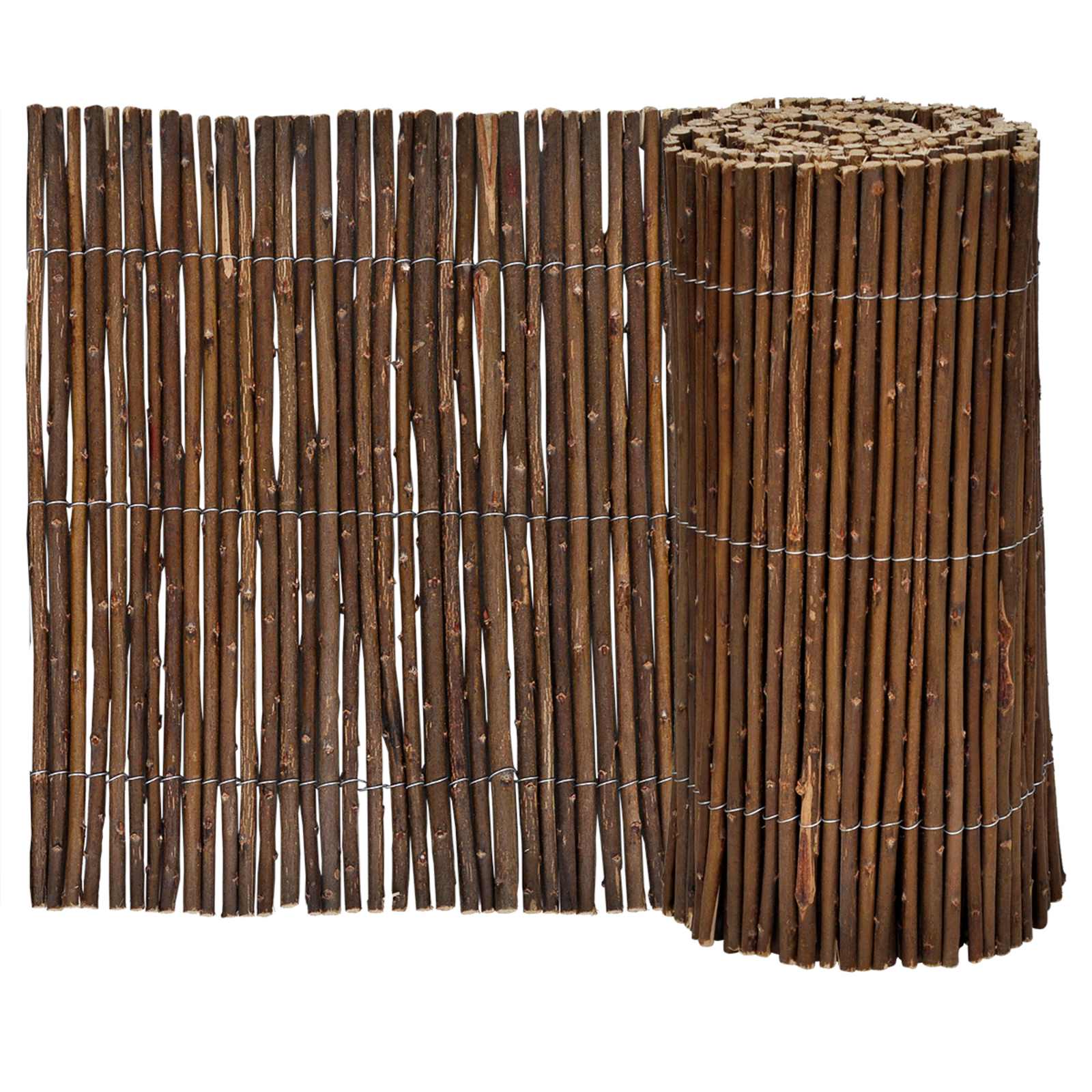 Gard pentru gazon 5 pcs Maro 200 x 30 cm GartenMobel Dekor