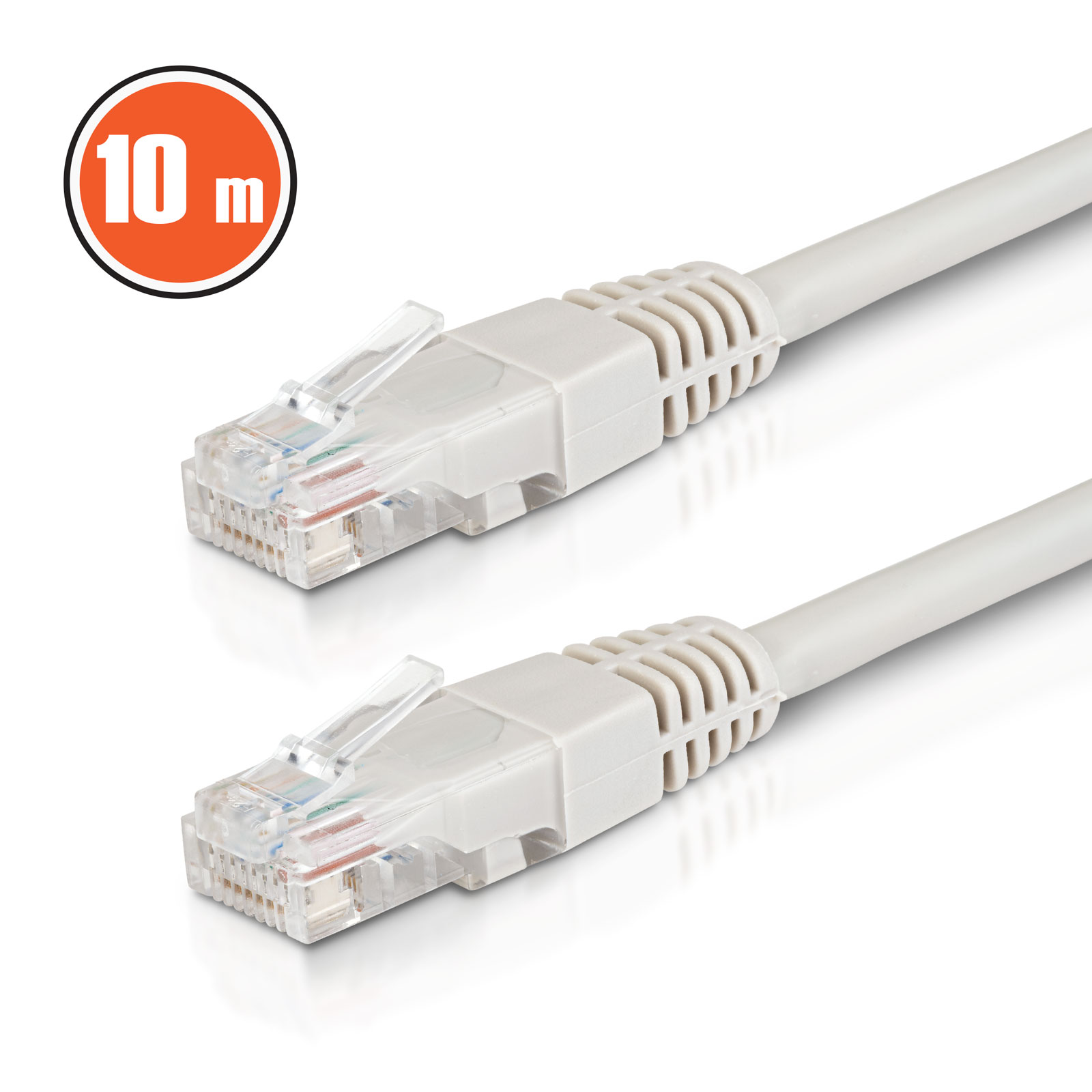 Cablu internet UTP CAT6 CCA Gri - 10 m Best CarHome