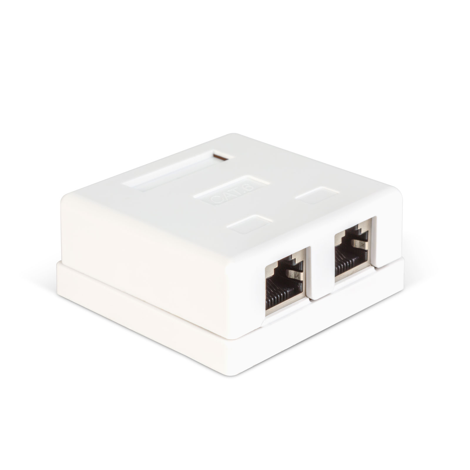 Priza dublă perete FTP CAT6 - 8P8C (RJ45) - Montaj la suprafață Best CarHome