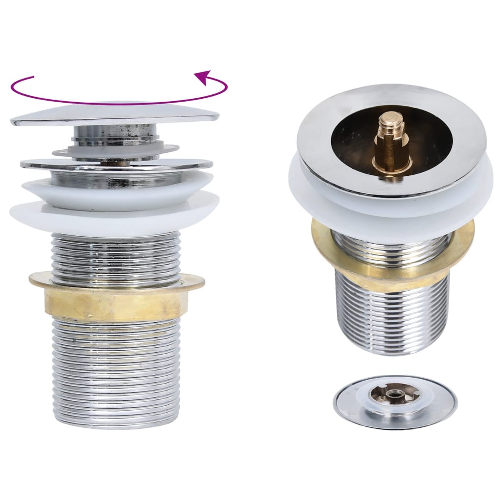 Chiuvetă baie, robinet și scurgere tip push auriu sticlă călită GartenMobel Dekor