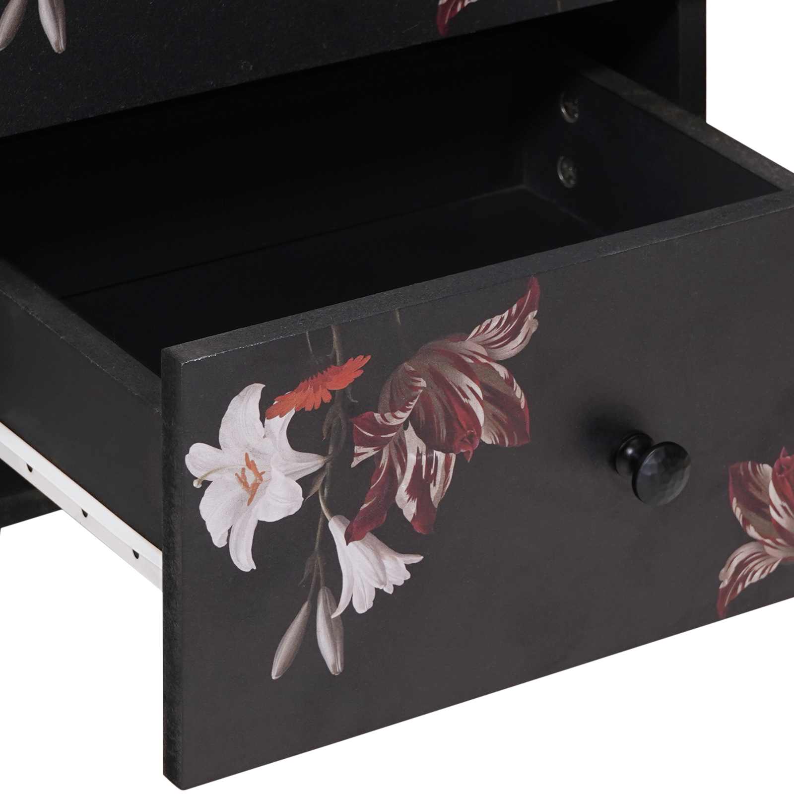 Noptieră cu sertar Maro 40 x 33,5 x 46 cm Lemn de mango solid GartenMobel Dekor