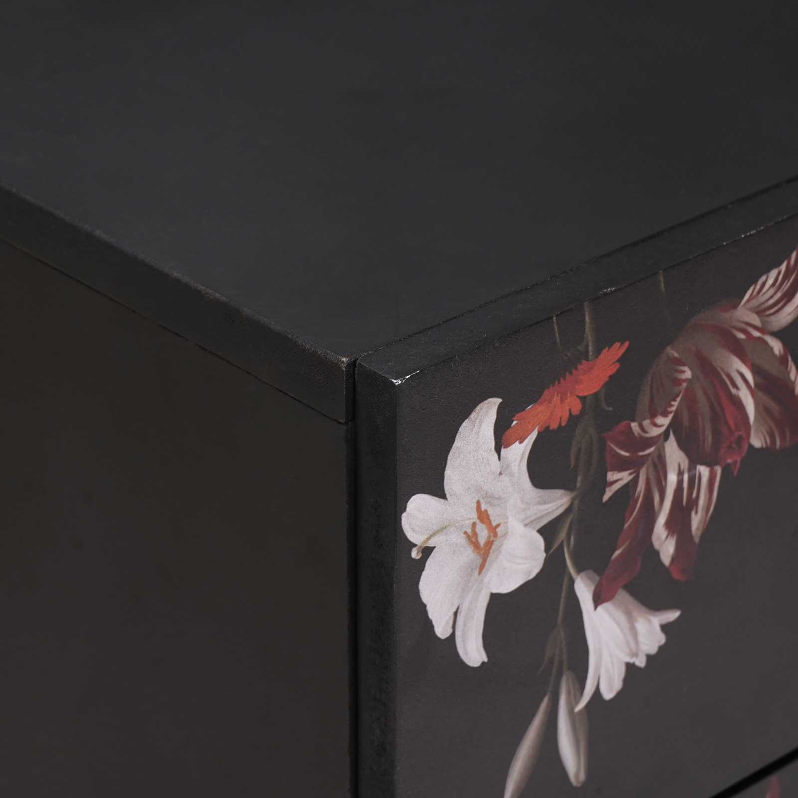 Noptieră cu sertar Maro 40 x 33,5 x 46 cm Lemn de mango solid GartenMobel Dekor