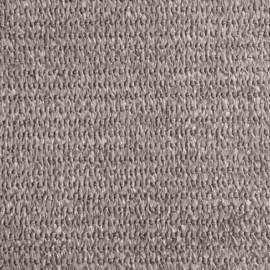 Pânză parasolar gri deschis dreptunghiular 5x8 m HDPE 160 g/m² GartenMobel Dekor