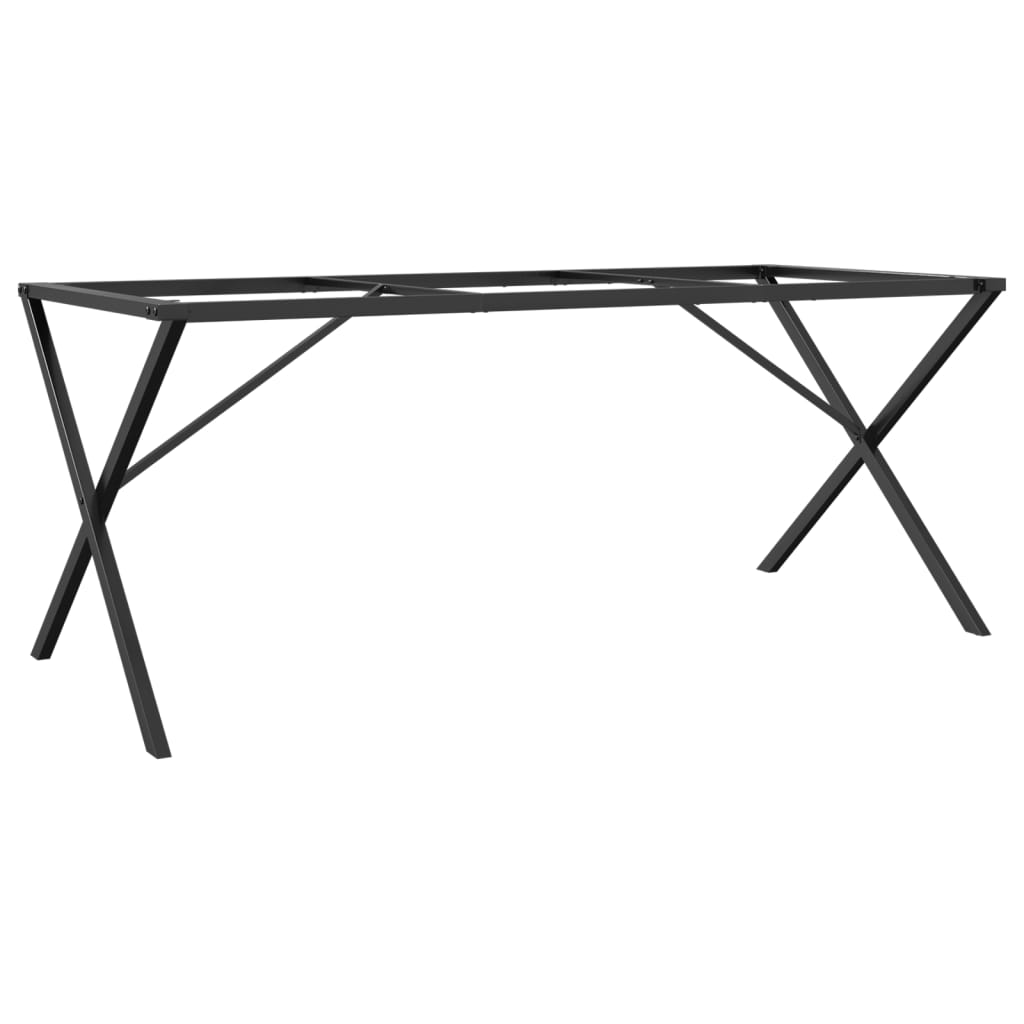 Picioare masă de sufragerie X-Frame 180x80x73 cm Oţel GartenMobel Dekor