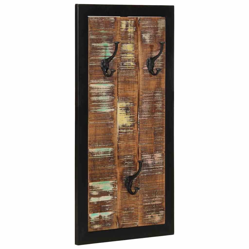 Raft pentru haine multicolor 40x2x80 cm Lemn masiv recuperat GartenMobel Dekor