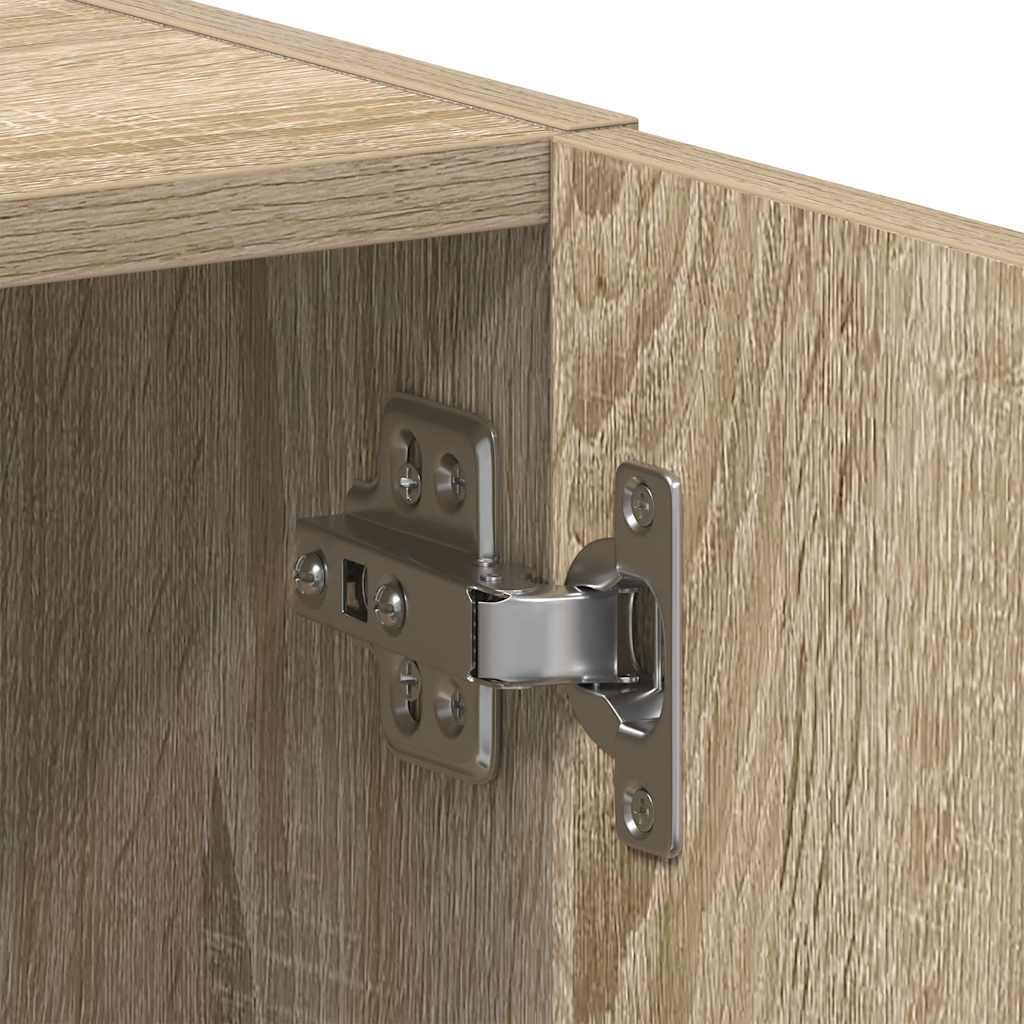 Dulap mașină de spălat stejar sonoma 64x24x190cm lemn prelucrat GartenMobel Dekor