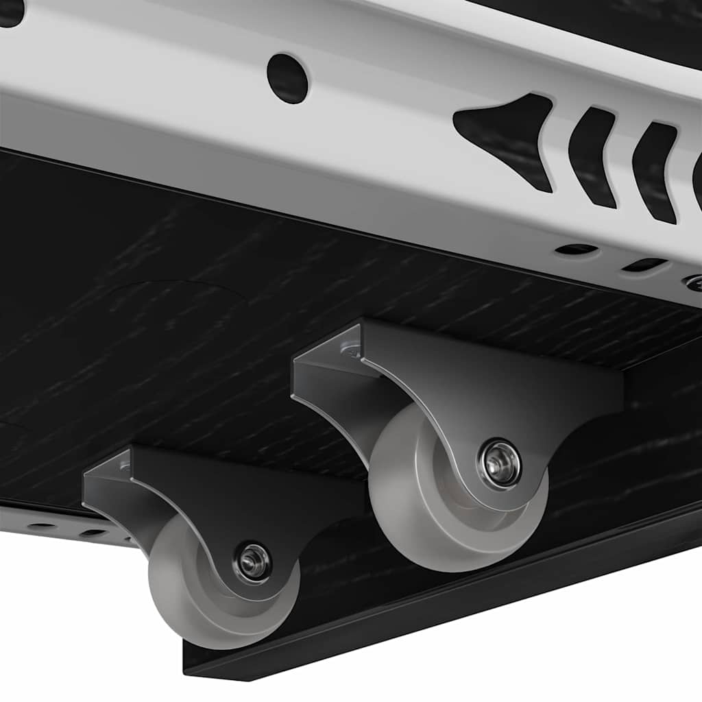 Set de mobilier pentru baie Stejar Negru 80 x 18 x 60 cm GartenMobel Dekor