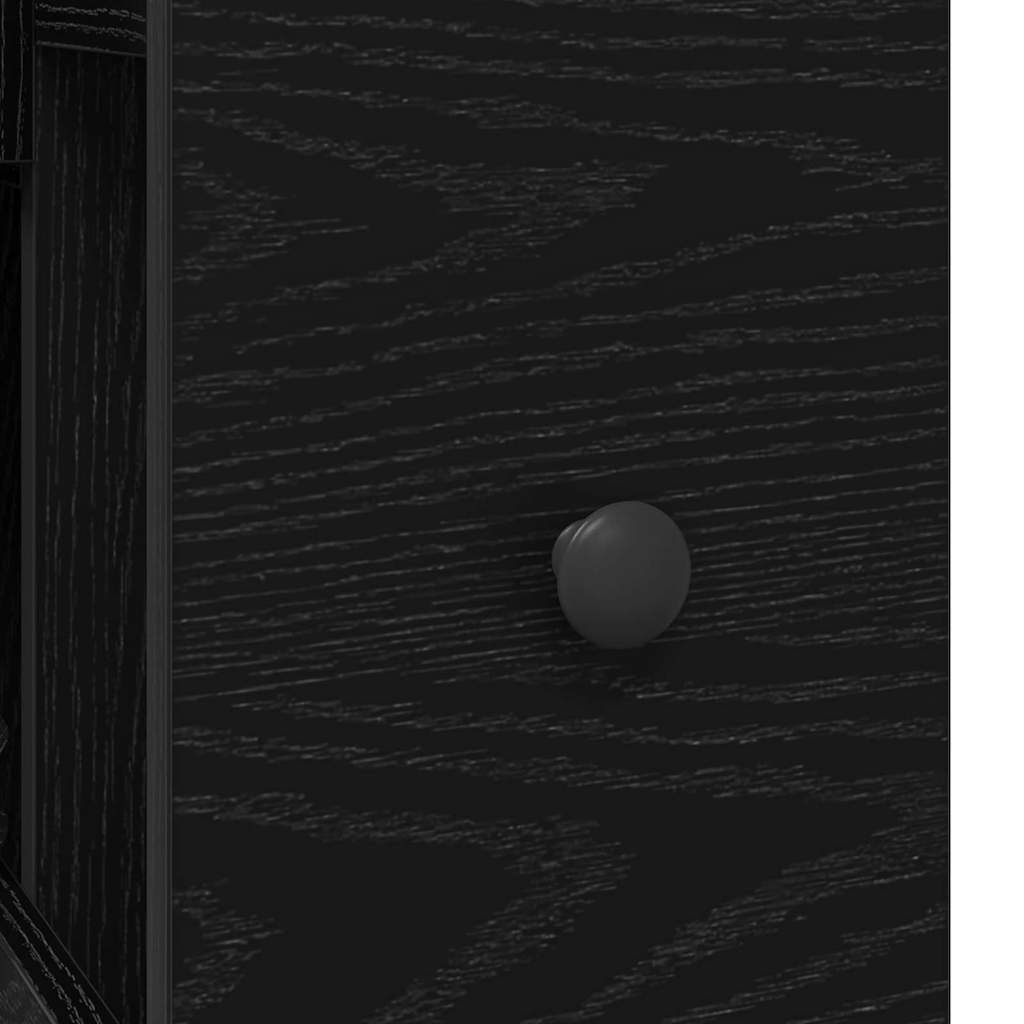 Set de mobilier pentru baie Stejar Negru 80 x 18 x 60 cm GartenMobel Dekor