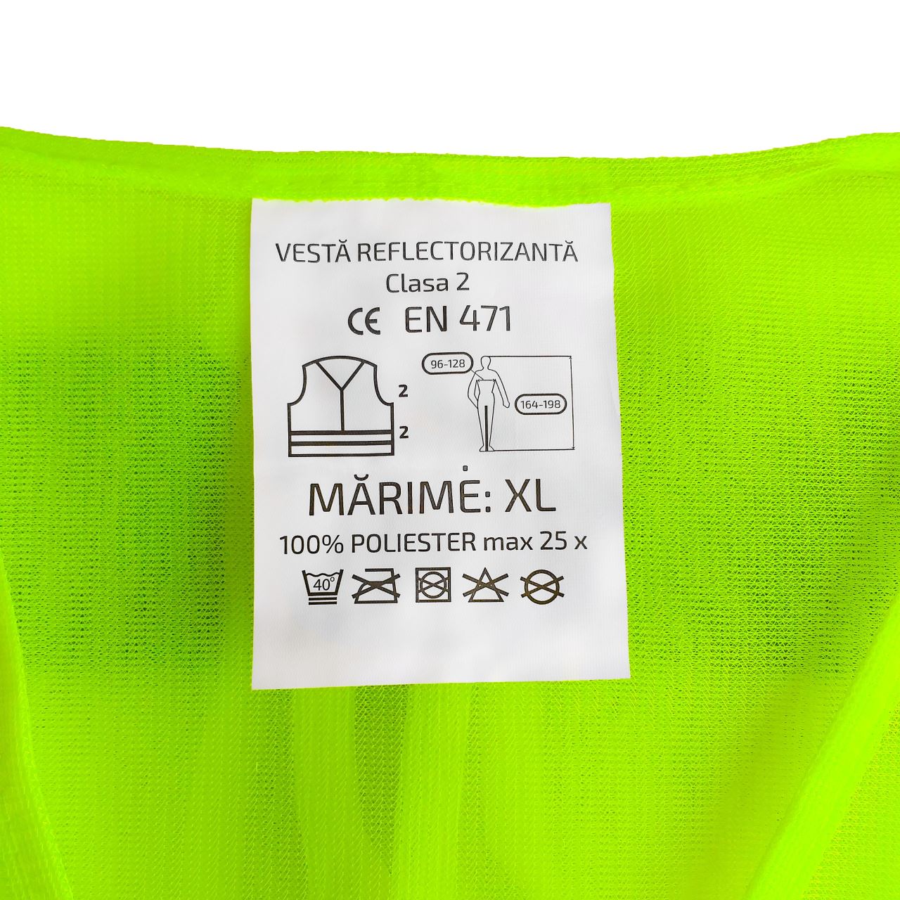 Vesta reflectorizanta omologata RoGroup, verde deschis Automobile ProTravel