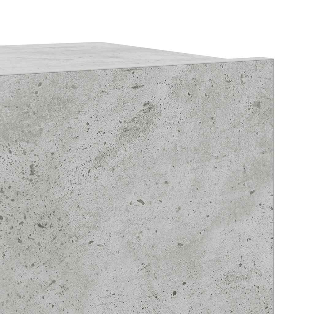 Set dulapuri TV, 7 piese, gri beton, lemn prelucrat GartenMobel Dekor