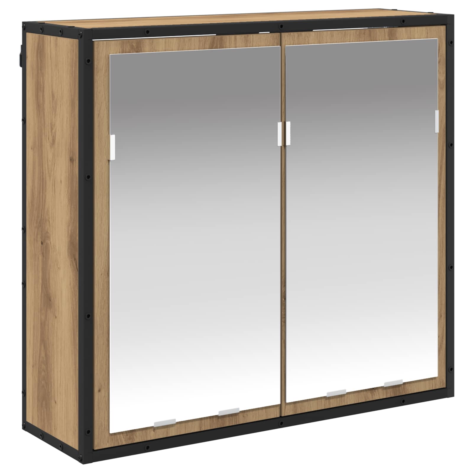 Set de mobilier pentru baie Stejar Artizanal Lemn compozit GartenMobel Dekor