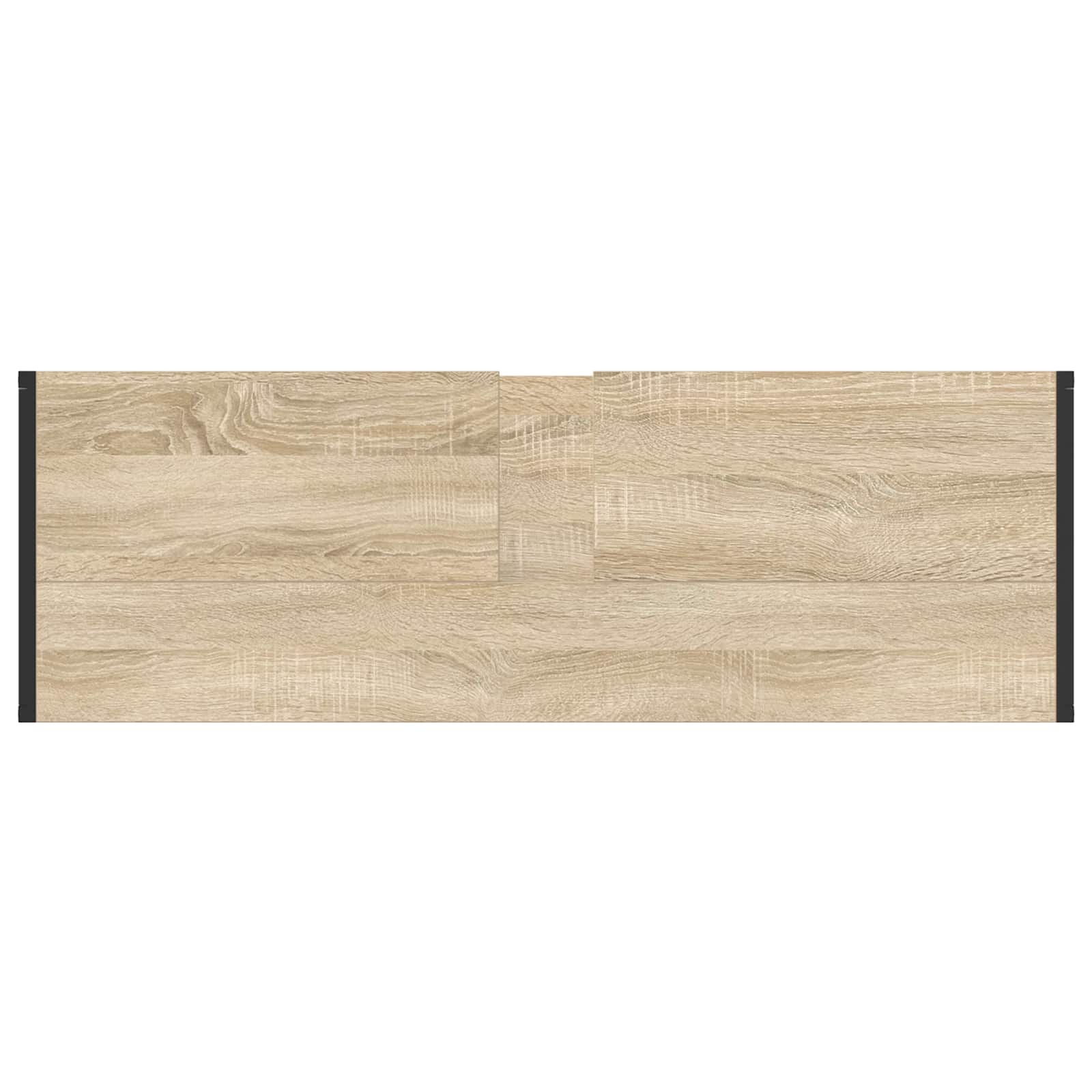 Set de mobilier pentru baie cu raft Stejar Sonoma Lemn compozit GartenMobel Dekor