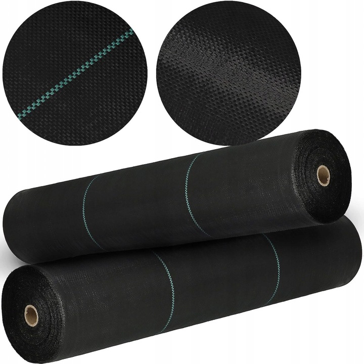 Folie agrotextil, mulcire, antiburuieni, filtru UV, 10 x 1.6metri, 70g/m2, negru Household NewTrend