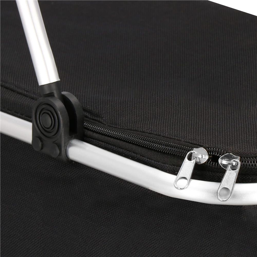 Geanta pentru picnic sau plaja, termoizolanta, 28 litri, negru Household NewTrend