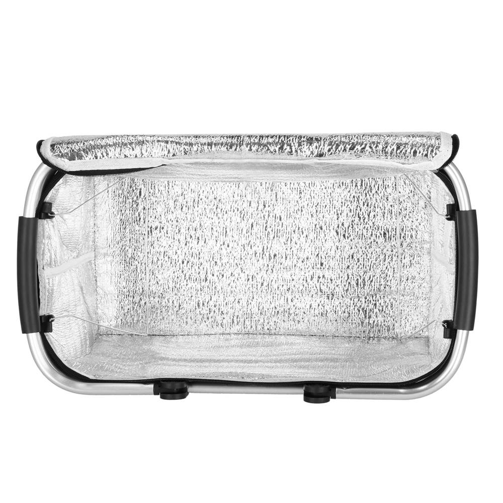 Geanta pentru picnic sau plaja, termoizolanta, 28 litri, negru Household NewTrend