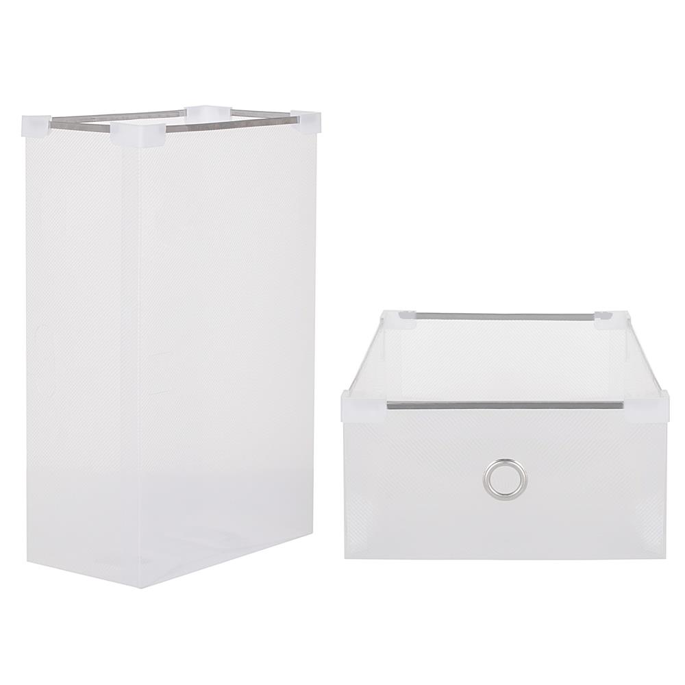 Set 10 cutii organizare pentru pantofi, 34x22x13, transparent Household NewTrend