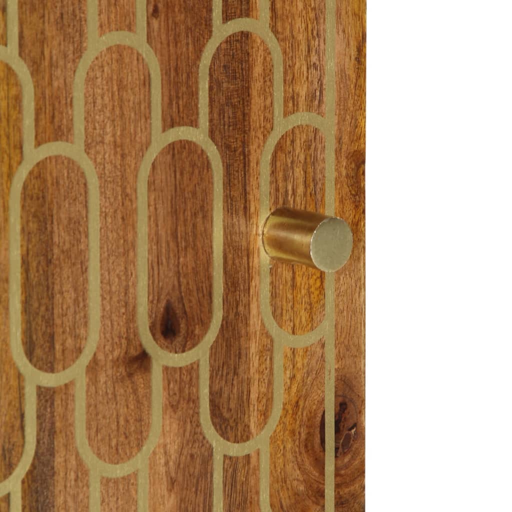 Dulap de baie, 38x33x58 cm, lemn masiv de mango GartenMobel Dekor