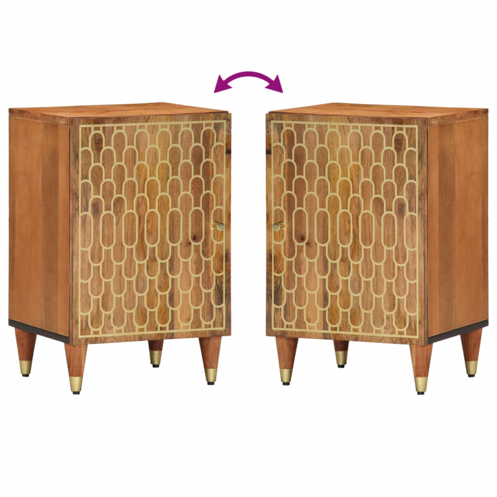 Dulap de baie, 38x33x58 cm, lemn masiv de mango GartenMobel Dekor