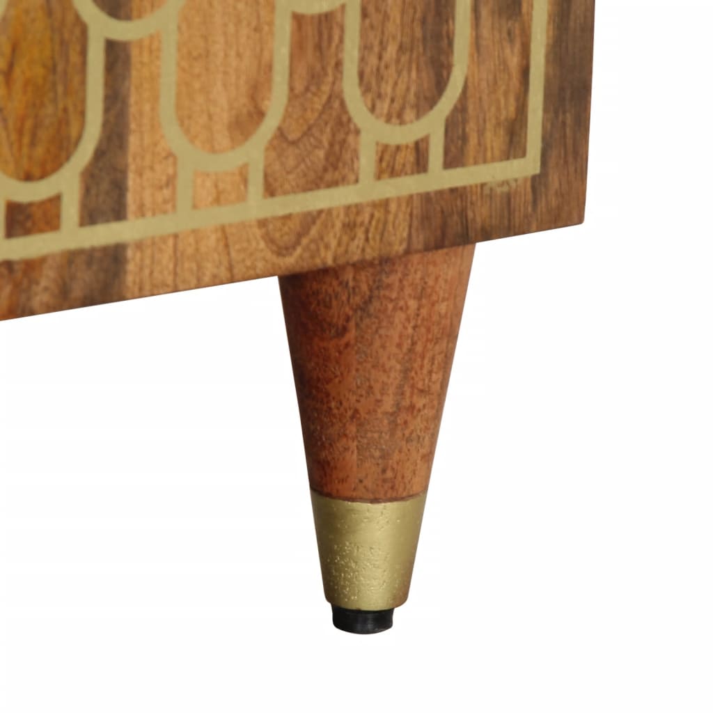 Dulap de baie, 38x33x58 cm, lemn masiv de mango GartenMobel Dekor