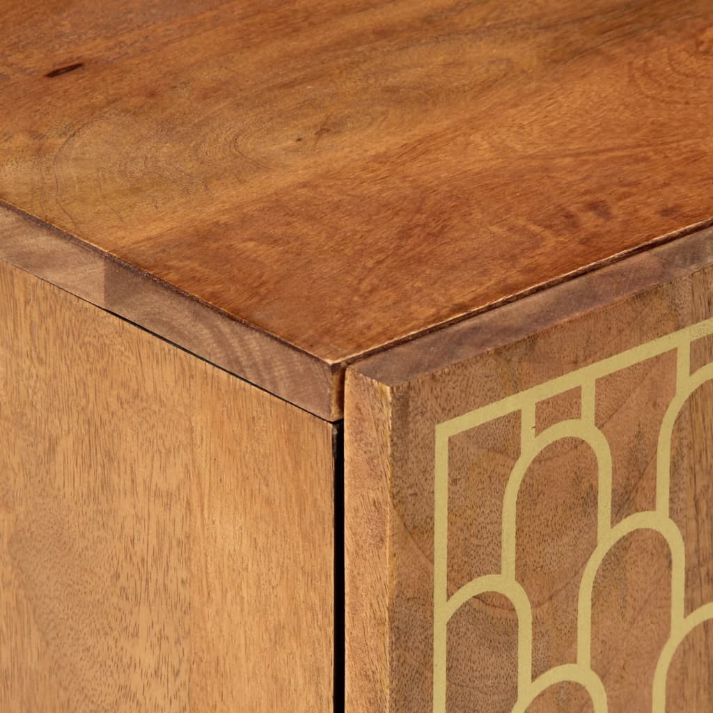 Dulap de perete de baie, 38x33x48 cm, lemn masiv de mango GartenMobel Dekor