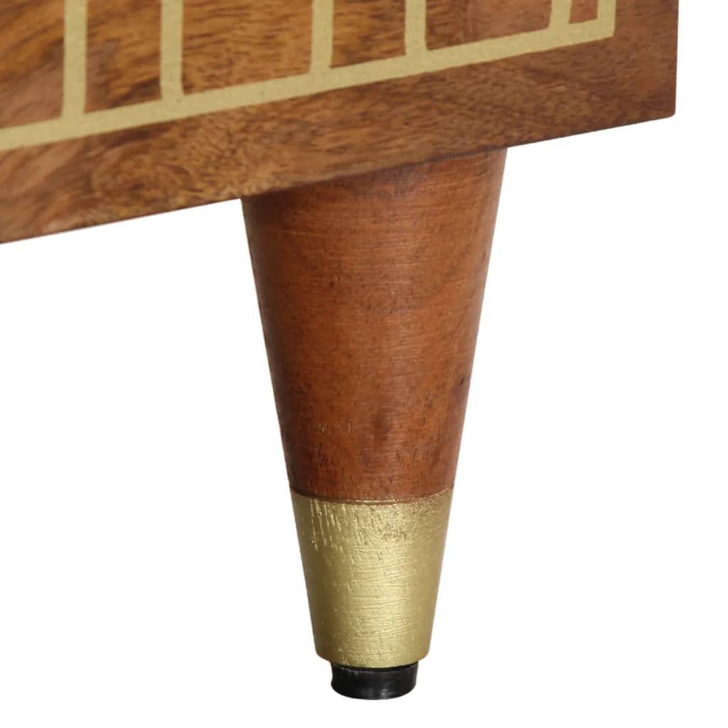 Noptieră, 40x33x46 cm, lemn masiv de mango GartenMobel Dekor