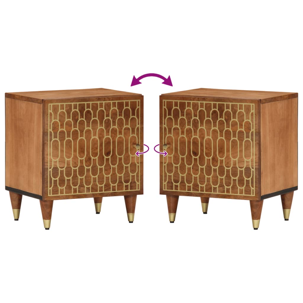 Noptieră, 40x33x46 cm, lemn masiv de mango GartenMobel Dekor