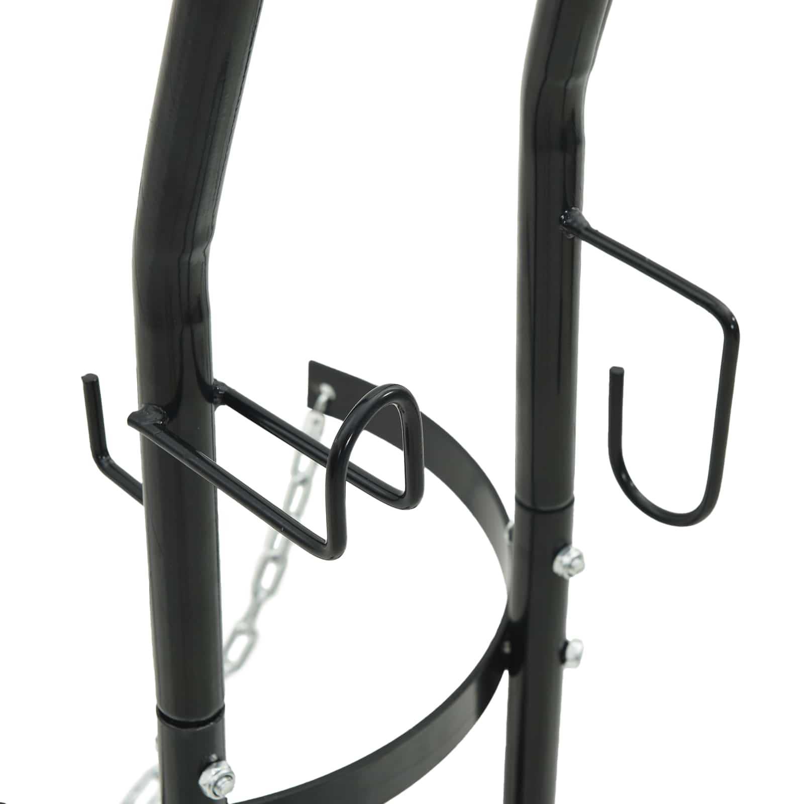 Cărucior manual Negru și roșu 49 x 49 x 101 cm Oțel GartenMobel Dekor