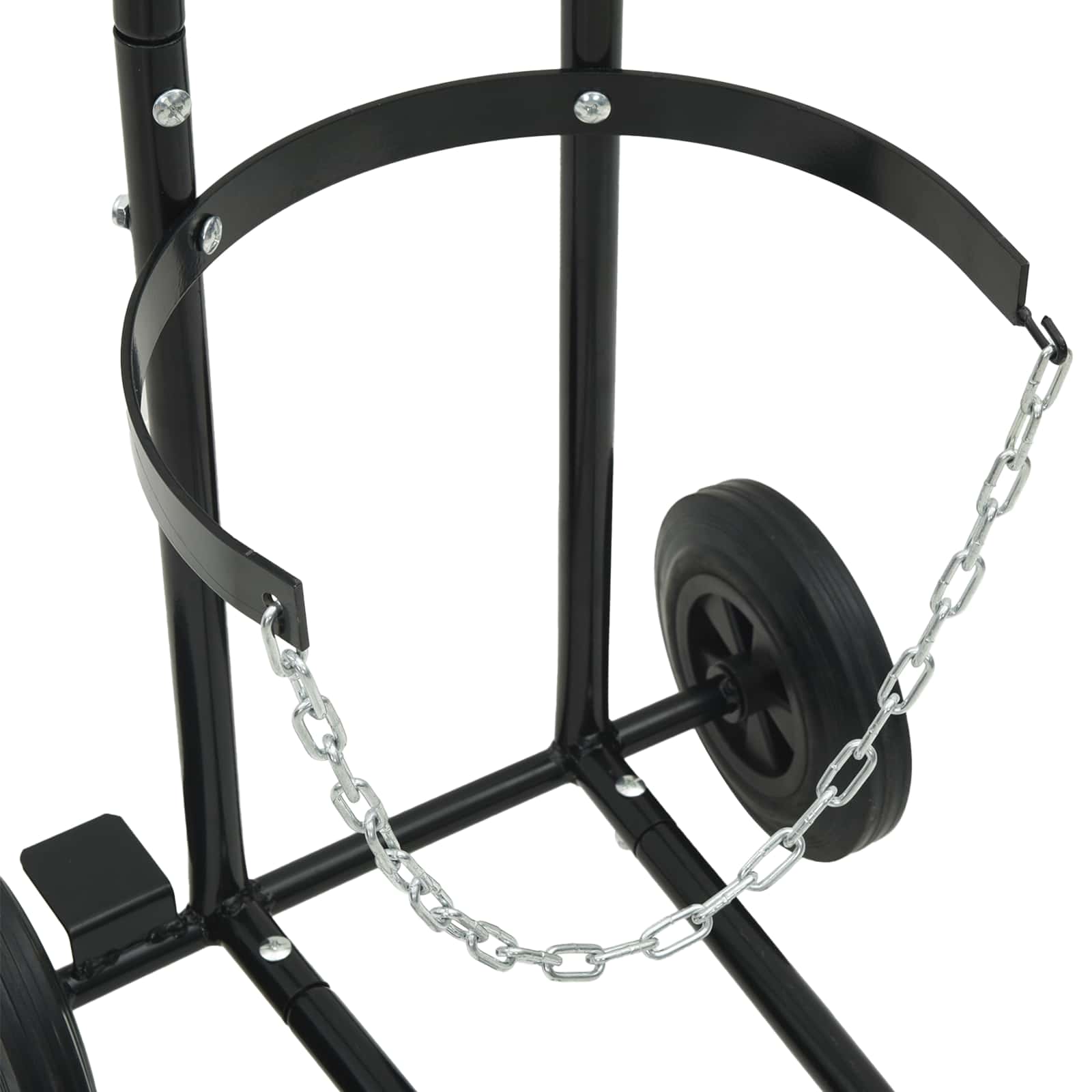 Cărucior manual Negru și roșu 49 x 49 x 101 cm Oțel GartenMobel Dekor