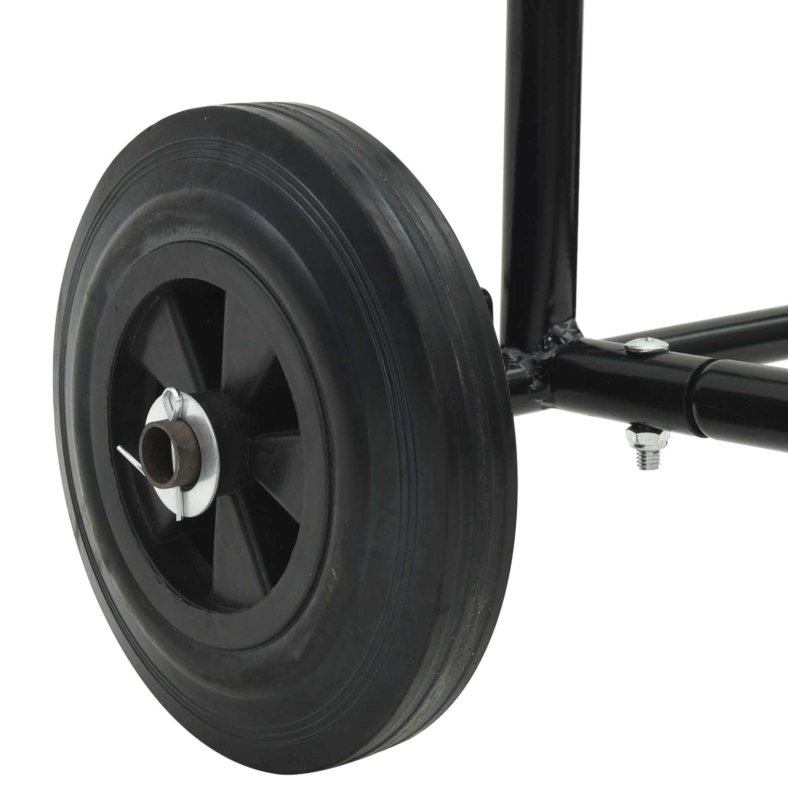 Cărucior manual Negru și roșu 49 x 49 x 101 cm Oțel GartenMobel Dekor