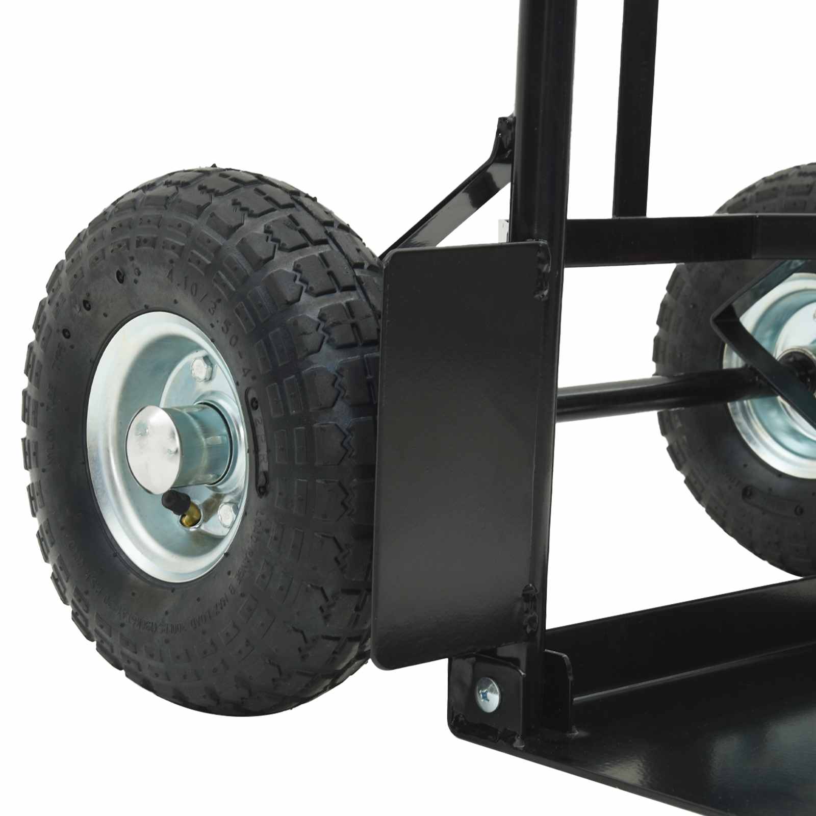 Cărucior manual Negru și roșu 57 x 46 x 113 cm Oțel GartenMobel Dekor