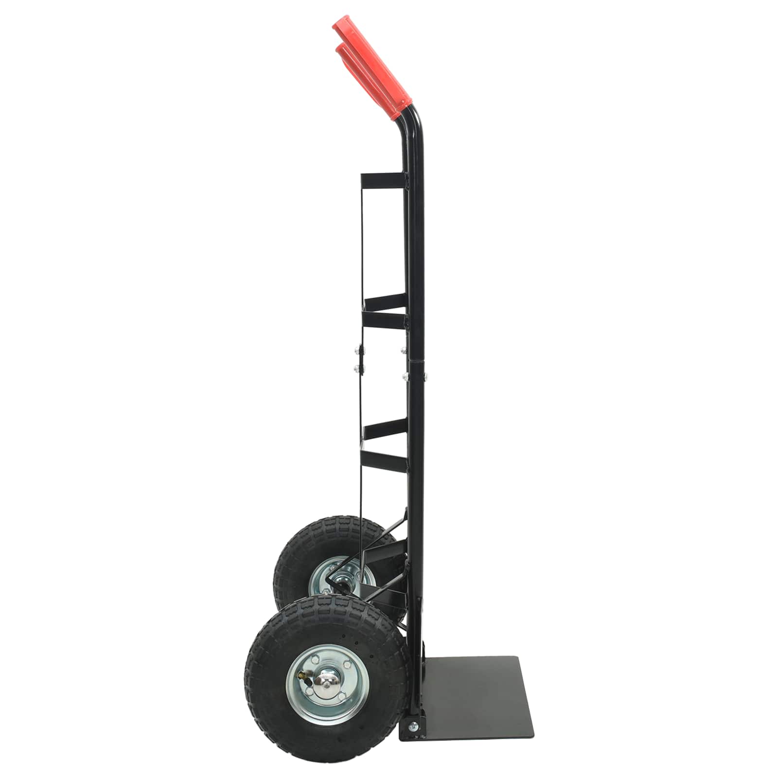 Cărucior manual Negru și roșu 57 x 46 x 113 cm Oțel GartenMobel Dekor