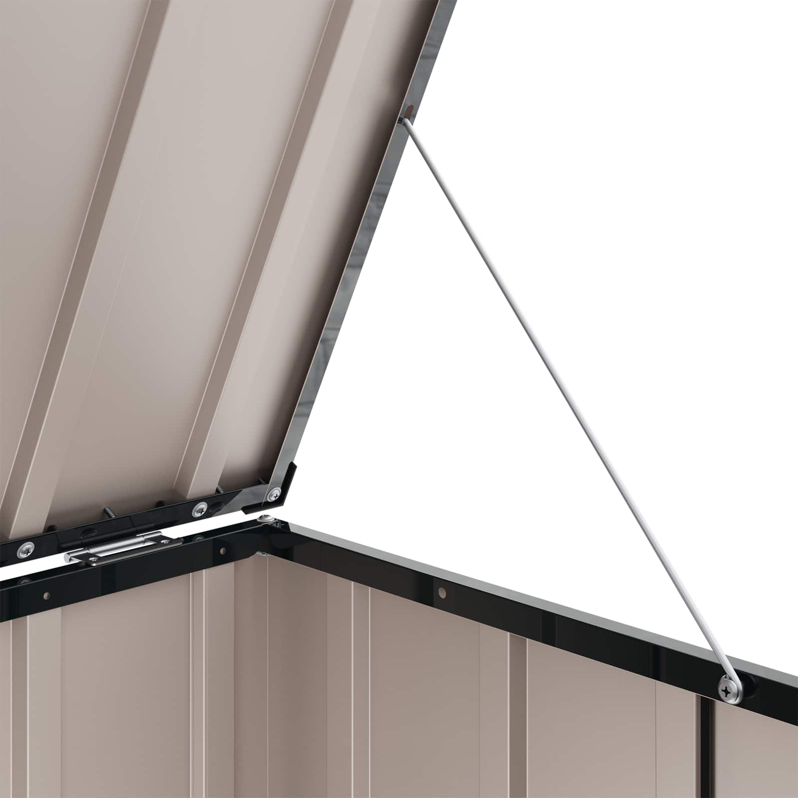 Cutie de depozitare pentru grădină Negru 101 x 56,5 x 50 cm GartenMobel Dekor