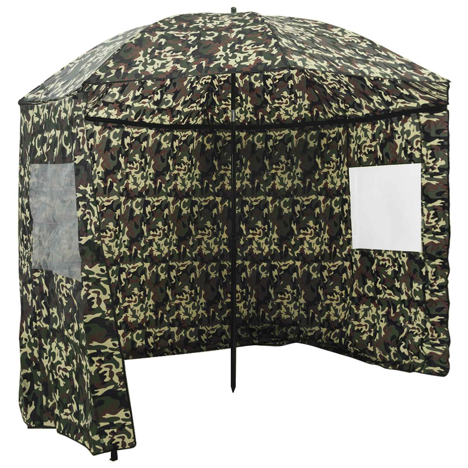 Umbrelă pentru Pescuit Camuflaj 240 x 210 cm Poliester Oxford GartenMobel Dekor