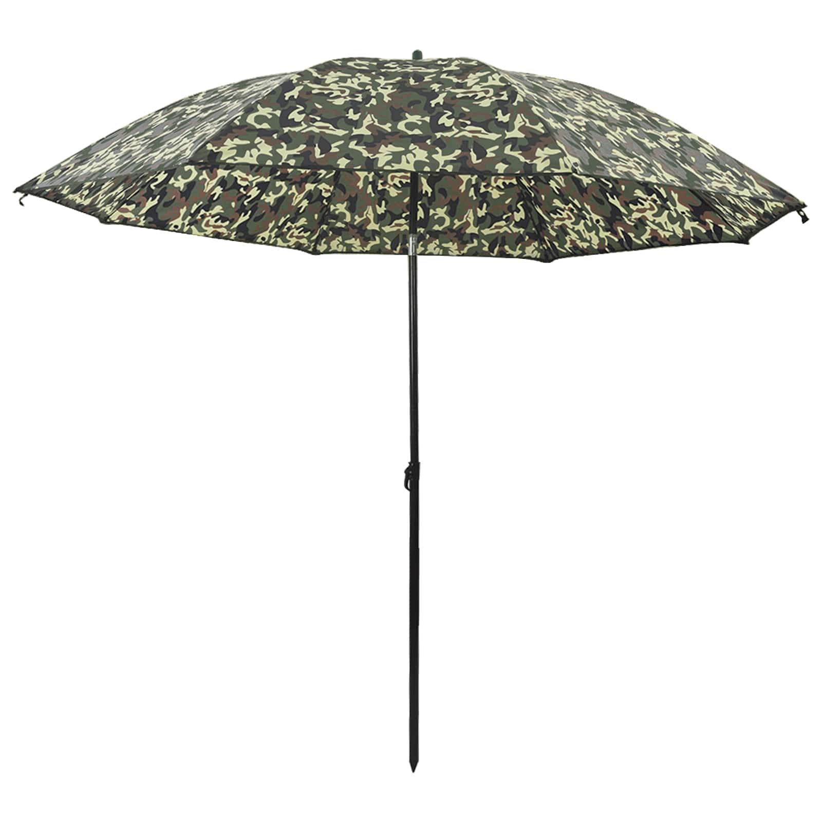 Umbrelă pentru Pescuit Camuflaj 240 x 210 cm Poliester Oxford GartenMobel Dekor