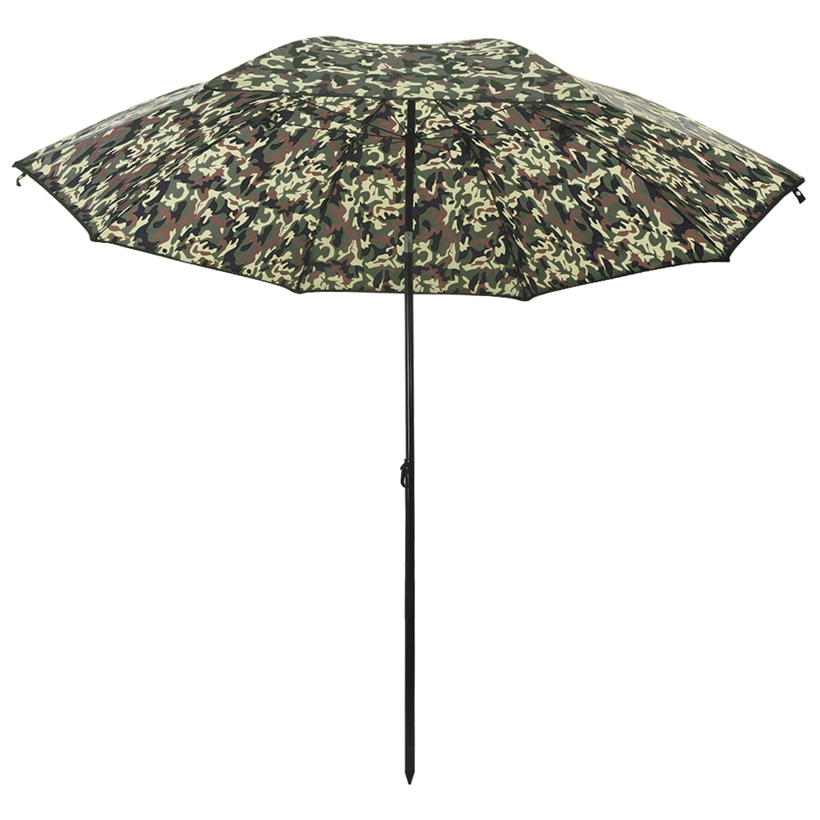 Umbrelă pentru Pescuit Camuflaj 240 x 210 cm Poliester Oxford GartenMobel Dekor