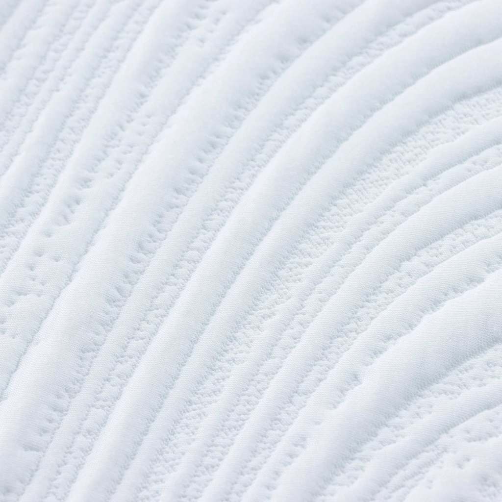 Saltea Alb și gri 200 x 200 cm Spumă cu memorie și gel GartenMobel Dekor