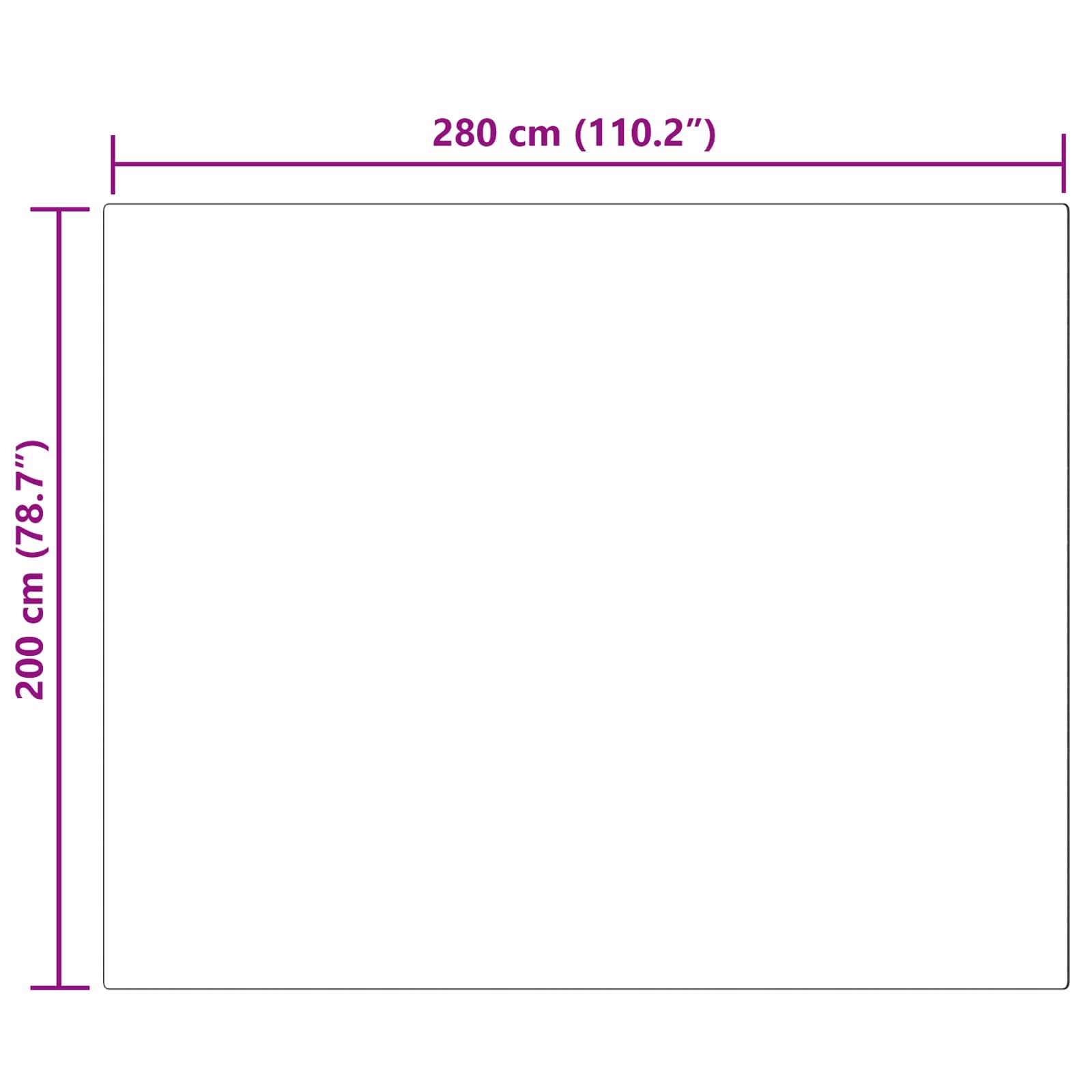 Covor din Lână Faux Tafalla Roz 200 x 280 cm Poliester GartenMobel Dekor