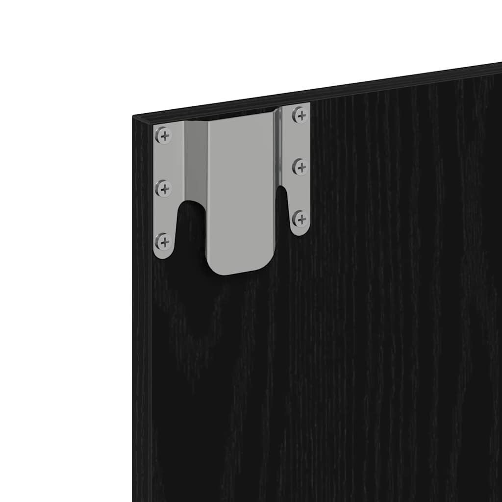 Dulap cu oglindă Stejar negru 62 x 31.5 x 62 cm Lemn compozit GartenMobel Dekor