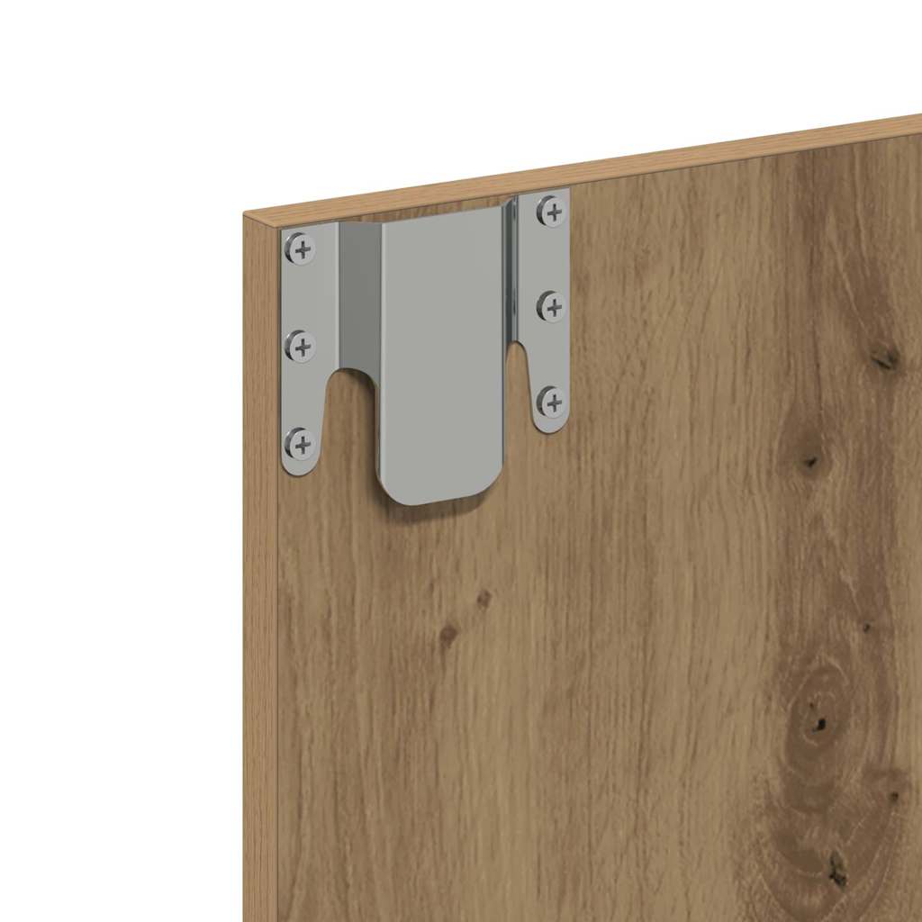 Dulap cu oglindă cu raft stejar artizanal 62 x 31.5 x 62 cm GartenMobel Dekor